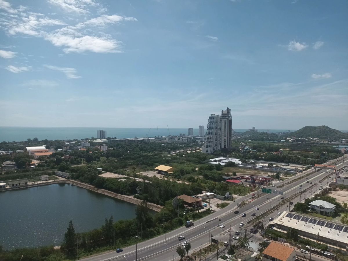 ขายคอนโดหัวหิน ประจวบคีรีขันธ์ : ขาย คอนโด หัวหิน บ้านเคียงฟ้า ชั้นสูง วิวทะเล วิวโปร่ง ไม่บังวิว ขายต่ำกว่าราคาประเมิน เครือ แสนสิริ