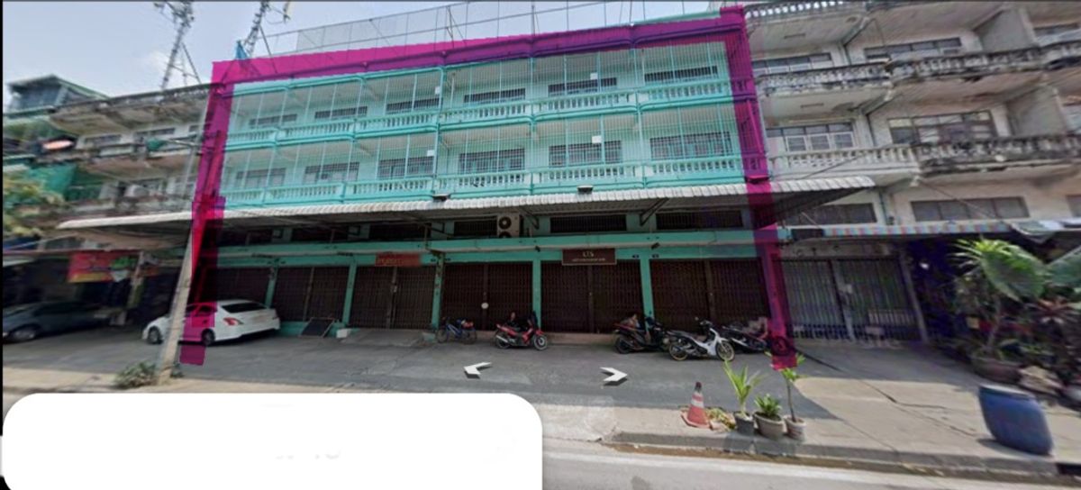 ขายอาคารพาณิชย์บางแค เพชรเกษม : อาคารพาณิชย์ 6 คูหา 4 ชั้น ย่านอยู่อาศัย และการค้า ภาษีเจริญ