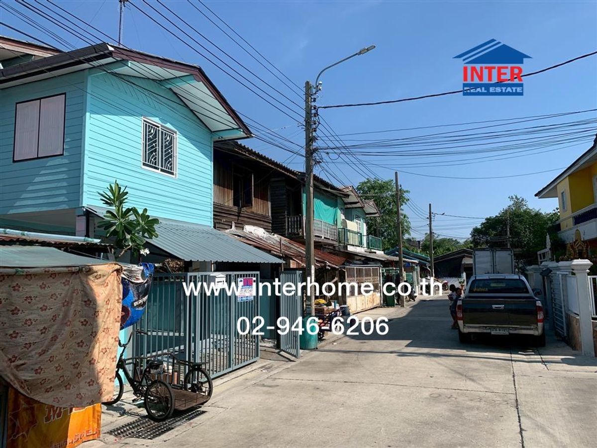 For SaleHouseMin Buri, Romklao : 2 storey detached house, 18.7 sq.w. Romklao Housing, Zone 10, Soi Kheh Romklao 31, Ramkhamhaeng Road, Rat Phatthana Road Romklao Housing Road, Lat Krabang District, Bangkok
