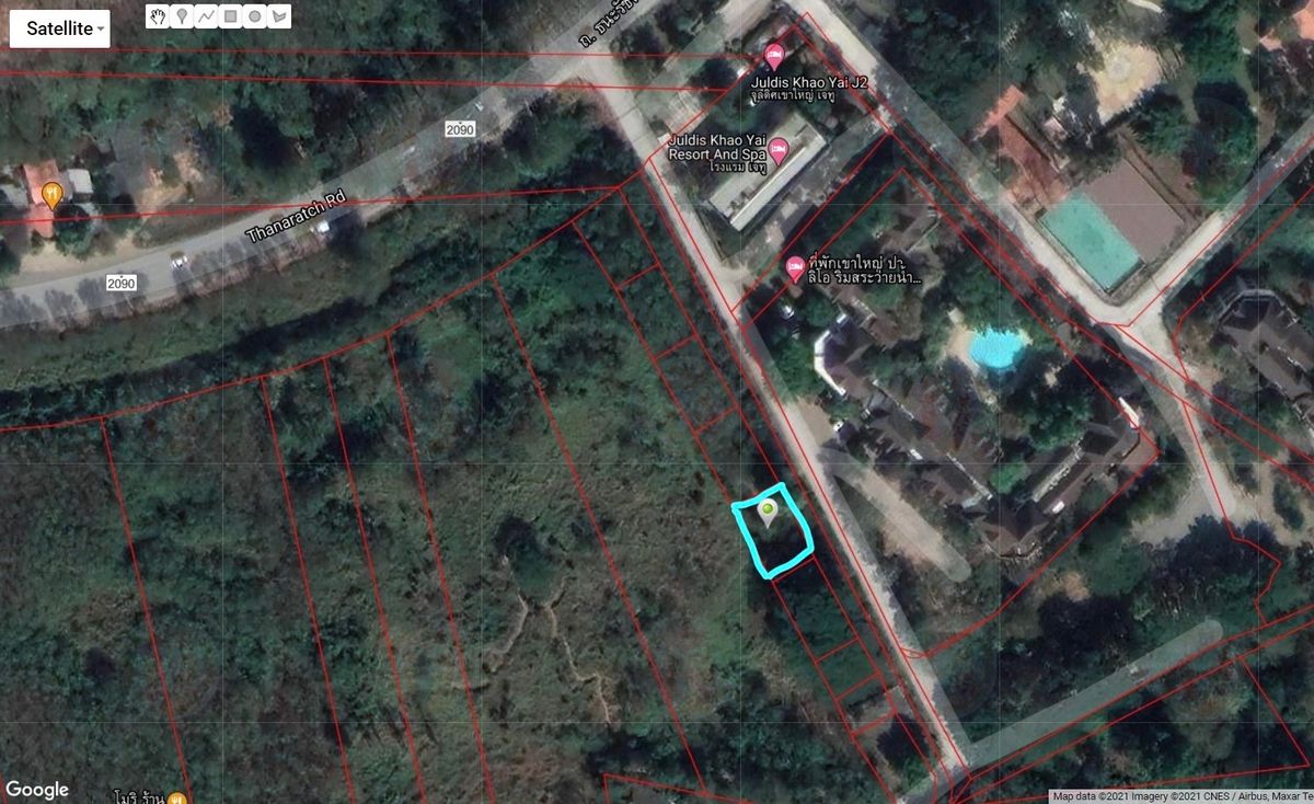 LandPak Chong KhaoYai : Selling/rental land 99 square wah, Pak Chong, next to Thanarat Road
