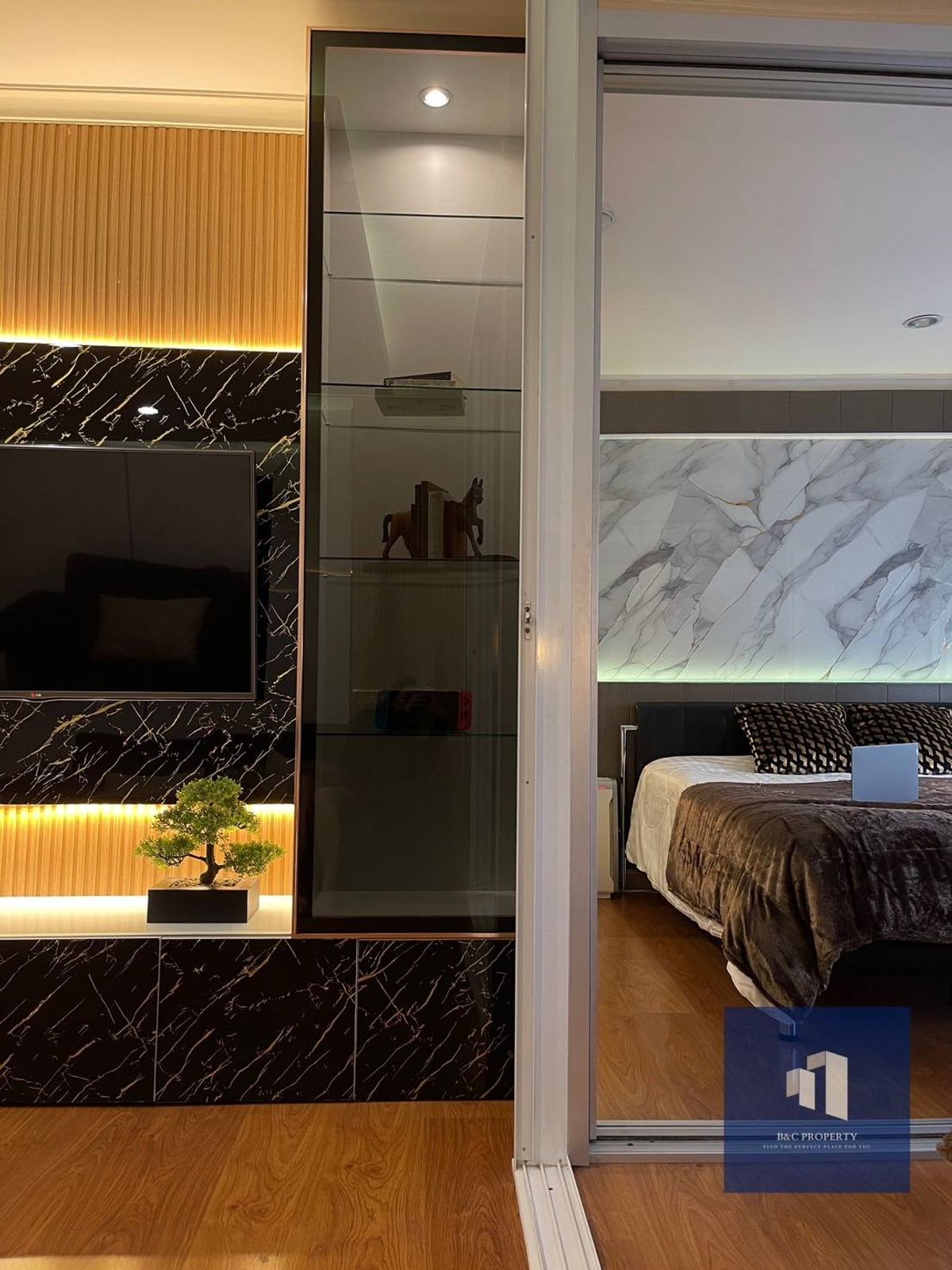 CondoSukhumvit, Asoke, Thonglor : 🤩 Use our service to receive a special promotion. 🤩💜Grand Park View Asoke - Beautiful room, 13th floor
