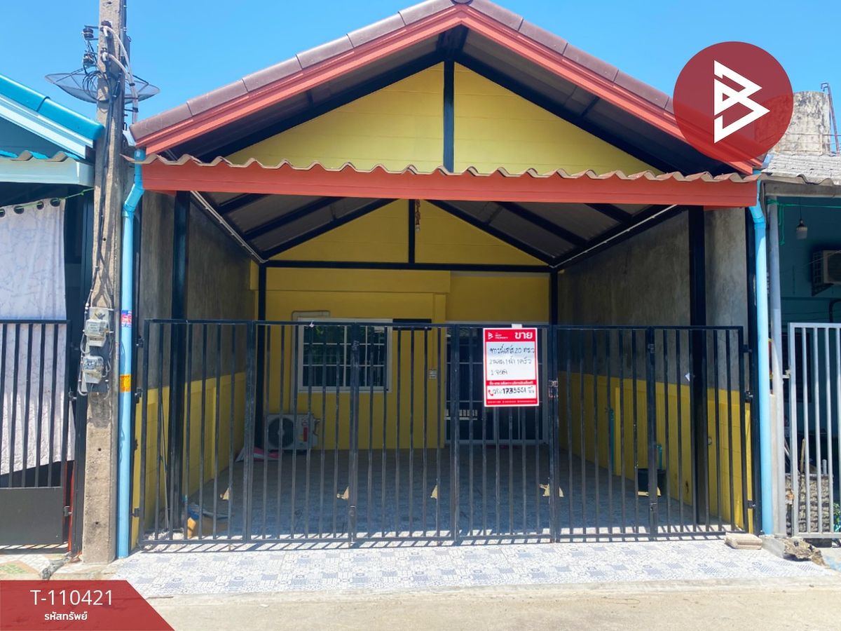 For SaleTownhomeMahachai Samut Sakhon : Selling a single floor townhouse, area of ​​20 sq.w. Tha Sai Samut Sakhon