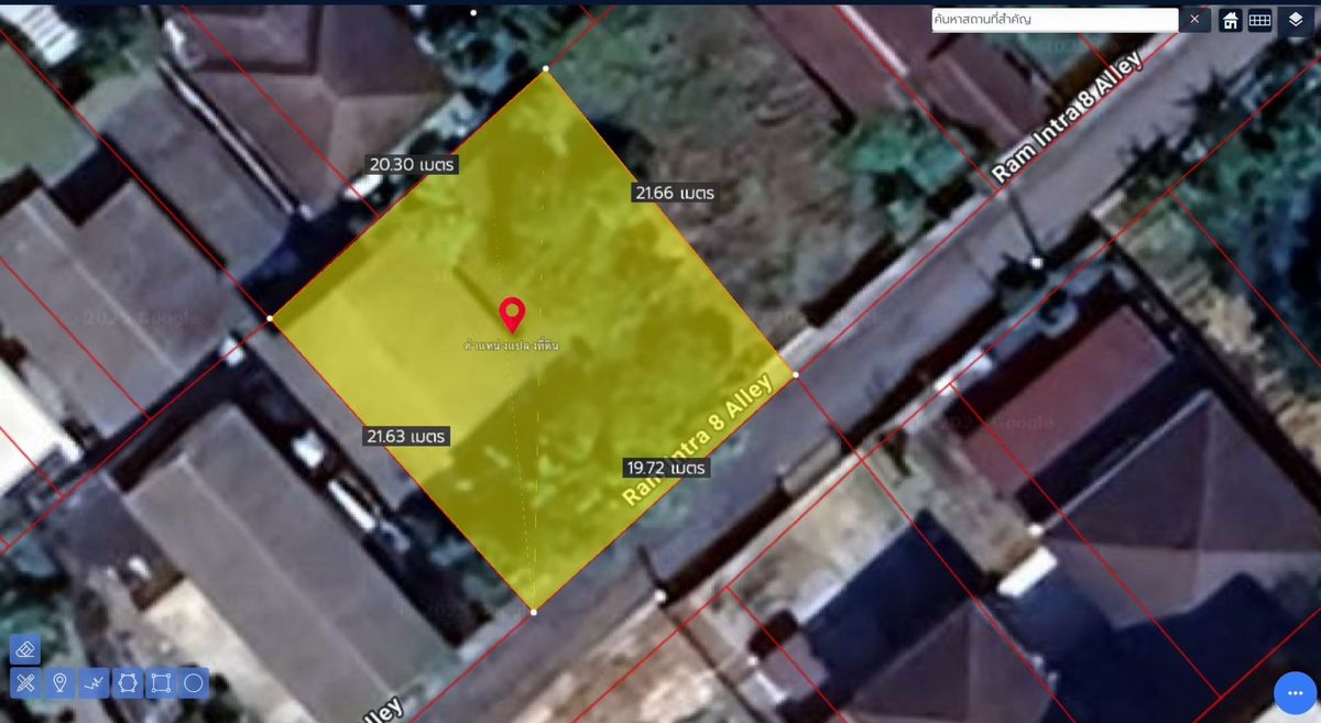 ขายที่ดินนวมินทร์ รามอินทรา : ขายที่ดิน แถมบ้าน 98 ตารางวา ซอย รามอินทรา 8 แยก 3 เชื่อมต่อ มัยลาภ หรือ รามอินทรา 14แยก8 สวยและถูก เพียง 4.99 ลบ.