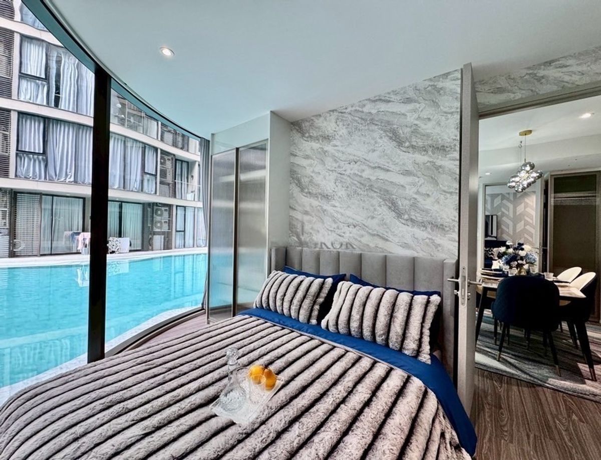 For RentCondoSukhumvit, Asoke, Thonglor : Rent 3 bedrooms, 2 bathrooms, Fynn Asoke, Finn Asoke, rental price 110,000 baht