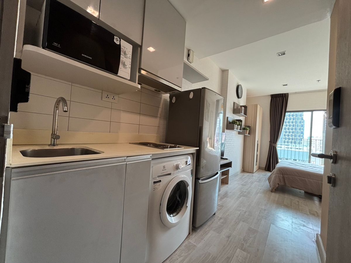 For RentCondoOnnut, Udomsuk : 1 bedroom rental, 1 bathroom, Ideo Mobi Sukhumvit (Soi 81), ID Omobi Sukhumvit (Sukhumvit 81), rental price 17,000 baht