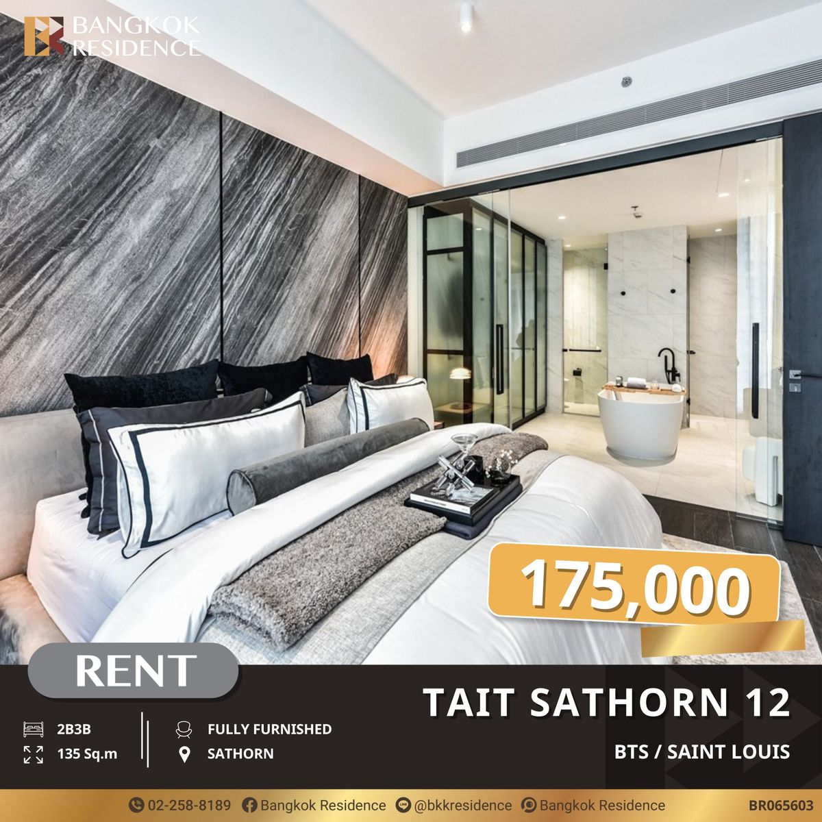 For RentCondoSathorn, Narathiwat : Tait 12, Super Luxury Living in the Heart of Sathorn near BTS Saint Louis