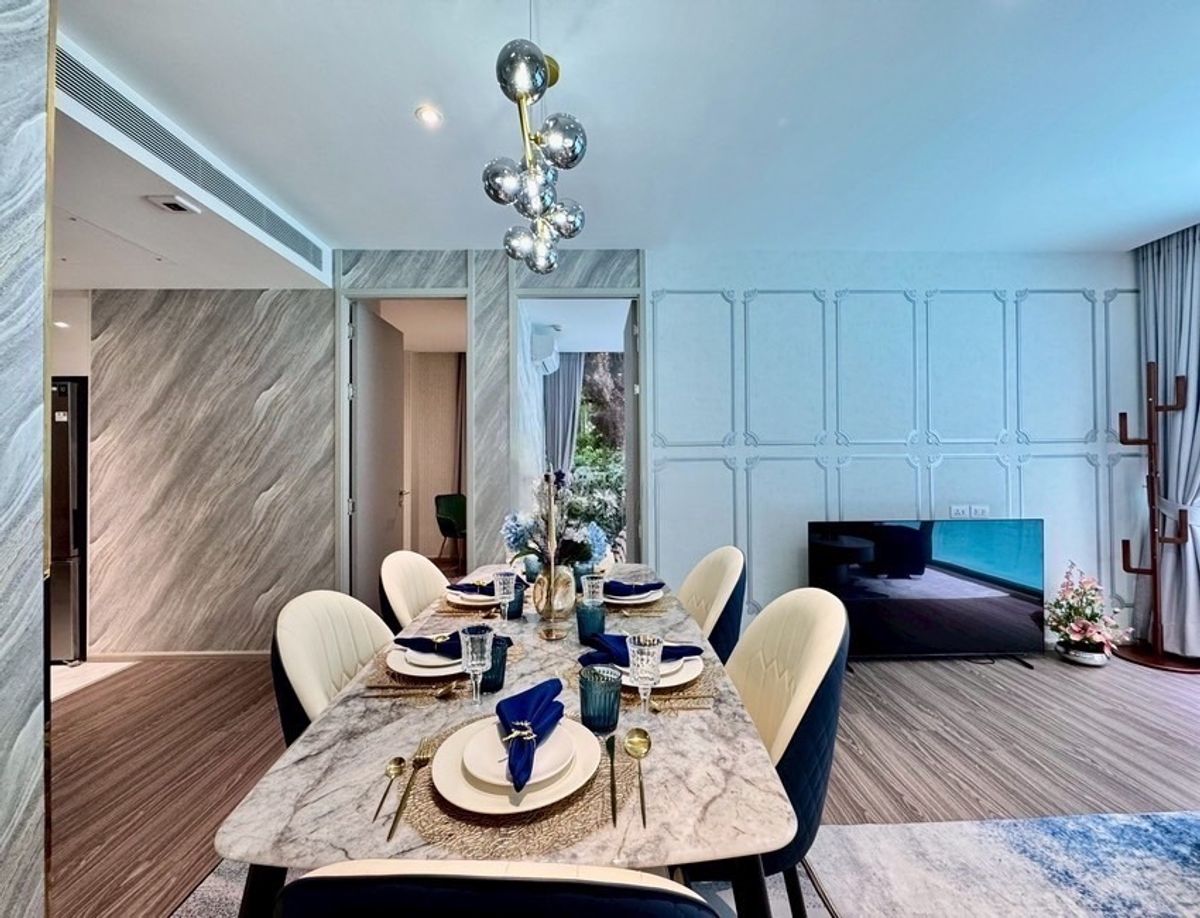 For RentCondoSukhumvit, Asoke, Thonglor : Rent 3 bedrooms, 2 bathrooms, Fynn Asoke, Finn Asoke, rental price 110,000 baht