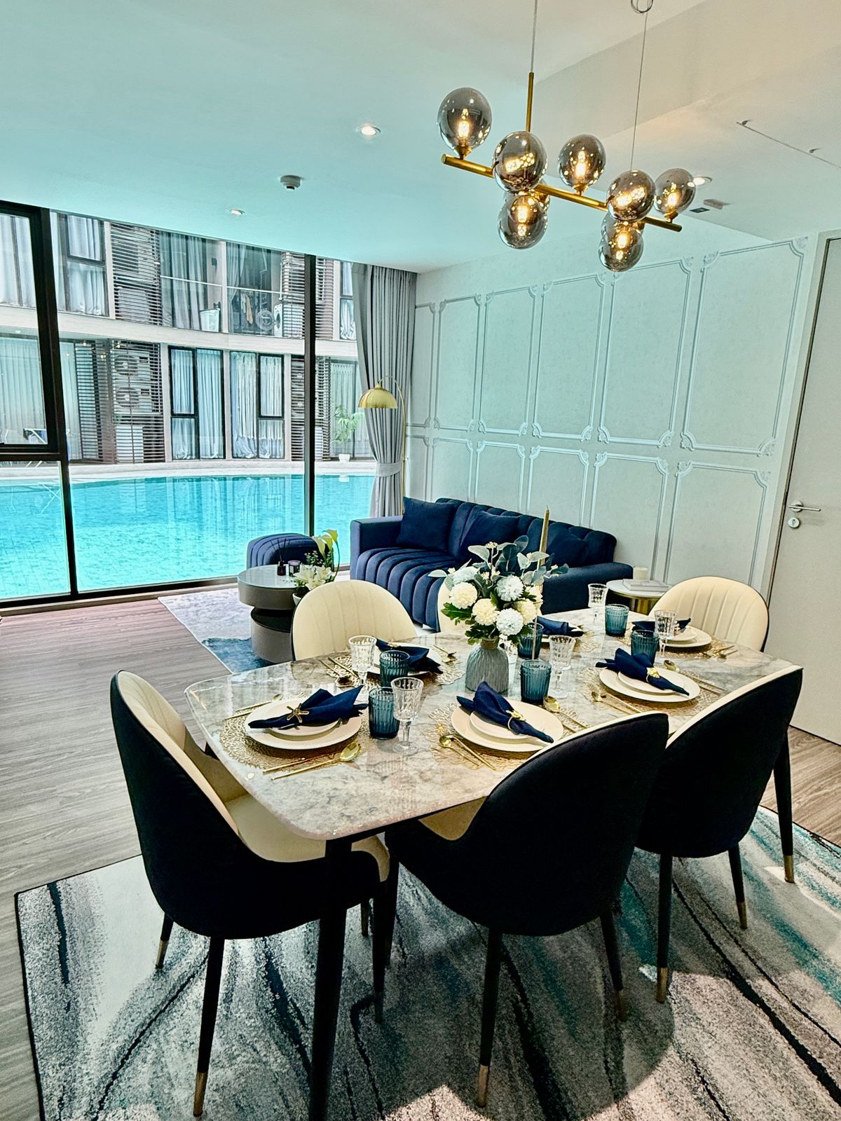 For RentCondoSukhumvit, Asoke, Thonglor : Rent 3 bedrooms, 2 bathrooms, Fynn Asoke, Finn Asoke, rental price 110,000 baht