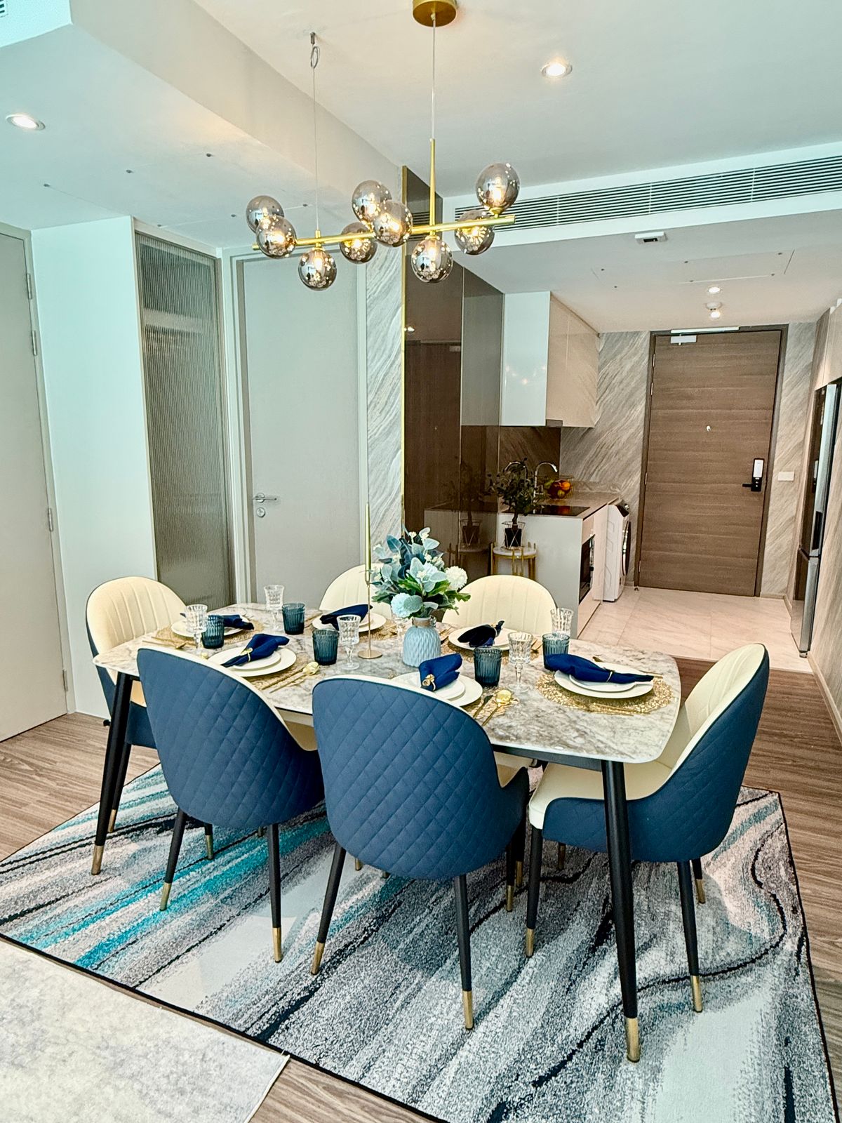 For RentCondoSukhumvit, Asoke, Thonglor : Rent 3 bedrooms, 2 bathrooms, Fynn Asoke, Finn Asoke, rental price 110,000 baht