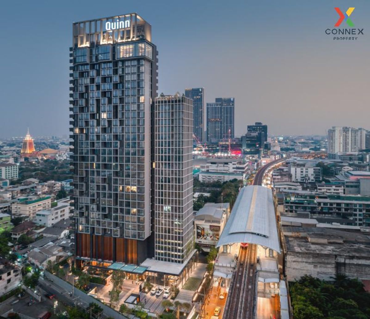 ขายคอนโดอ่อนนุช อุดมสุข : ขาย คอนโด  ควินน์ สุขุมวิท 101 BTS-ปุณณวิถี บางจาก เขต พระโขนง กรุงเทพ  CX-17283