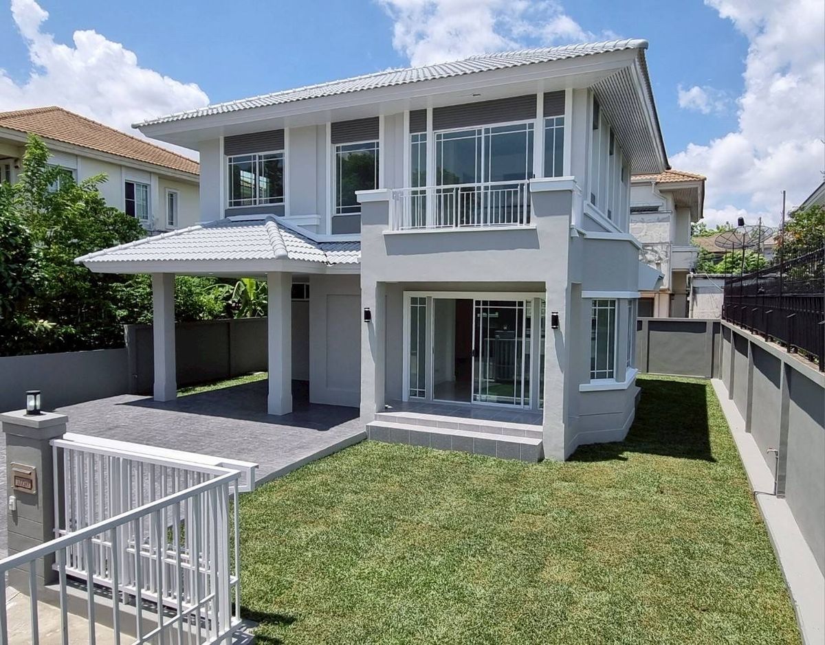 For SaleHouseRama5, Ratchapruek, Bangkruai : Siblings Pinklao Sathorn Project, new Renovate house, good location, great environment