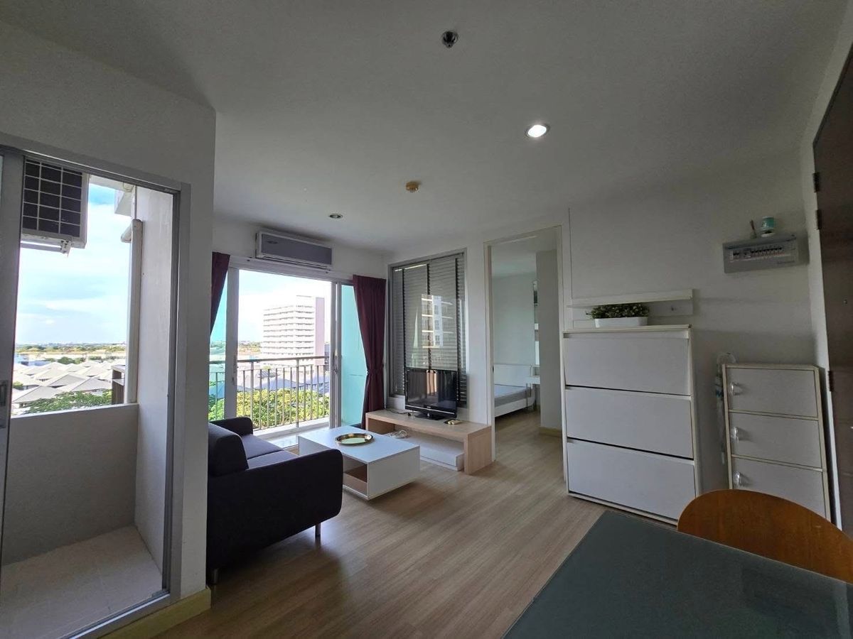 For RentCondoBangna, Bearing, Lasalle : For rent: The Parkland Srinakarin Lakeside (The Parkland Srinakarin Lakeside)🛏️ 1 bedroom 🛁 1 bathroom 🛋️ 1 living room, size 36 sq m. Building 1, 8th floor ✨ Price 11,000 baht..