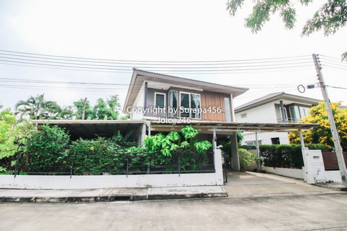 ขายบ้านพุทธมณฑล ศาลายา : ขายบ้านเดี่ยว 2 ชั้น หมู่บ้าน ชัยพฤกษ์ ปิ่นเกล้า สาย 5 สามพราน ศาลายา หลังมุม ต้นโครงการ 60.4 ตร.ว ขายขาดทุน