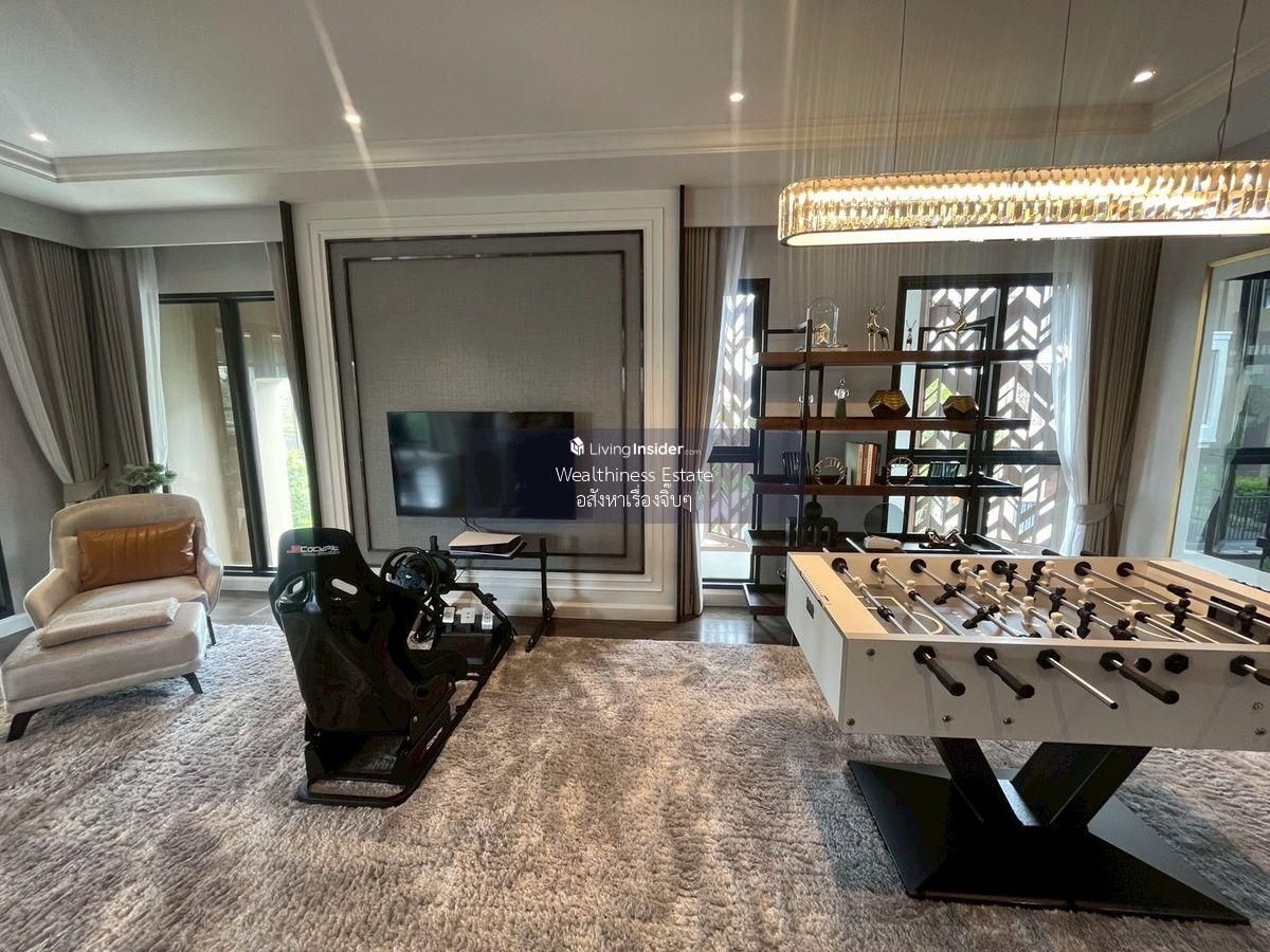 For SaleHouseRama5, Ratchapruek, Bangkruai : For Sale | 3 -storey detached house after Central West Ville Ratchapruek! Project: Vana Ratchapruek-Westville, beautiful house, very good location, contact 095-530-0101 (Emi)