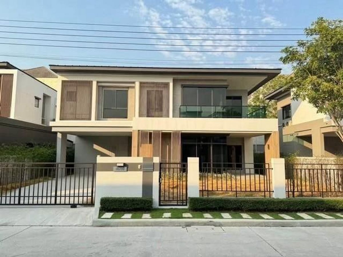 For RentHouseVipawadee, Don Mueang, Lak Si : Rent a new 2-story detached house. Never in the village, Bangkok Boulevard, Don Mueang-Chaeng Watthana.