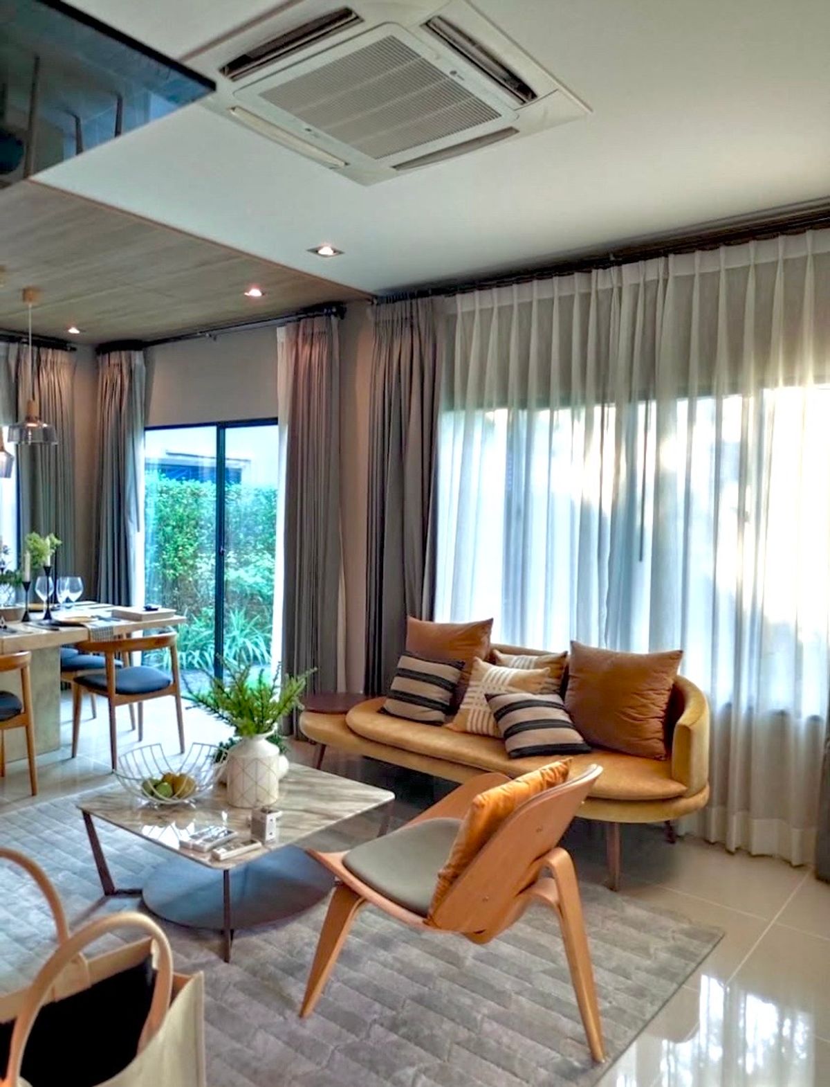 ให้เช่าบ้านบางนา แบริ่ง ลาซาล : ✨New home with big private yard for rent at Burasiri Onnut - Womgwean