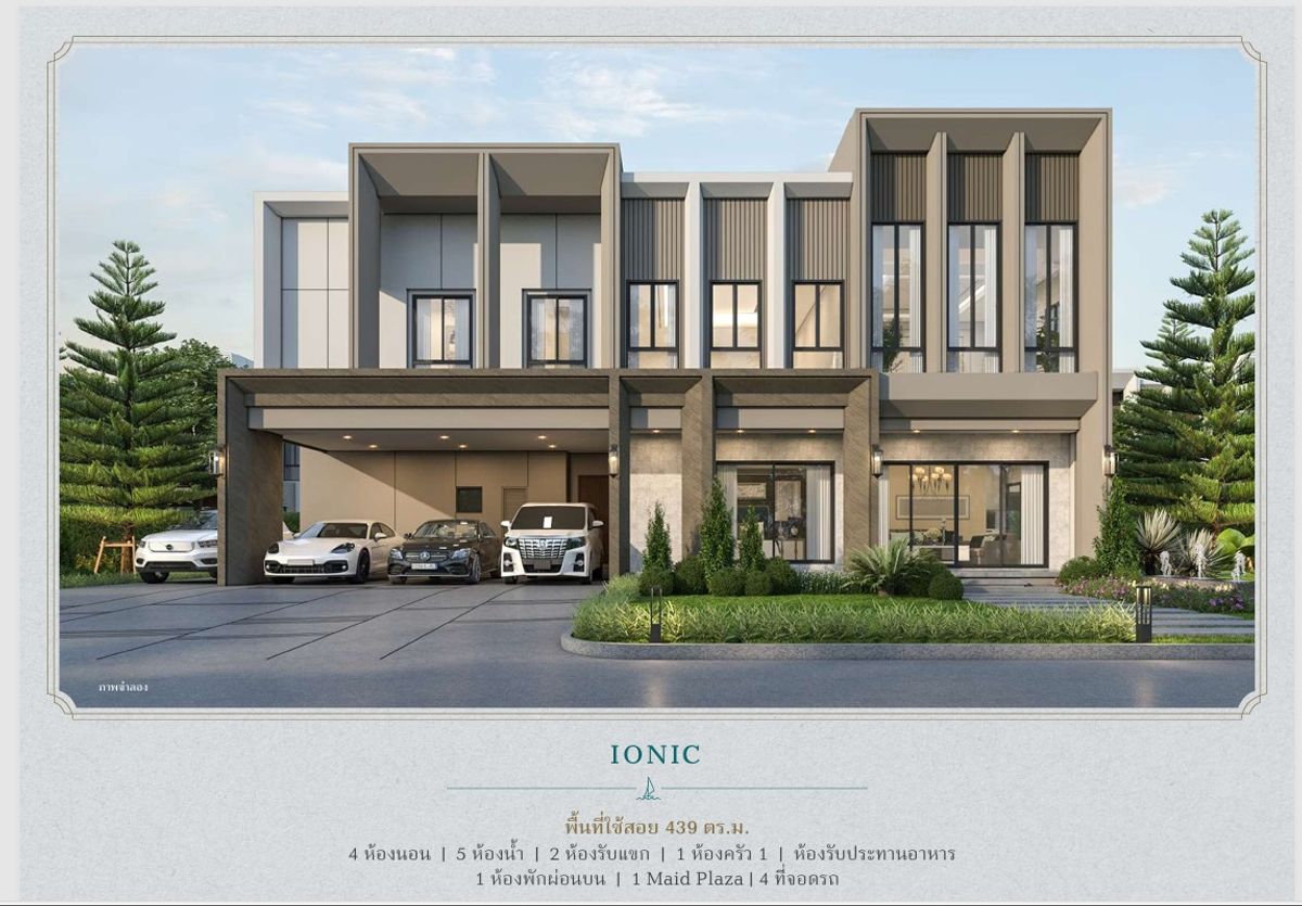 For SaleHouse : Luxury House For Sale 2 ชั้น Bangkok Boulevard Signature Bangkhae ซอยกาญจนาภิเษก5 บางแค กรุงเทพมหานคร