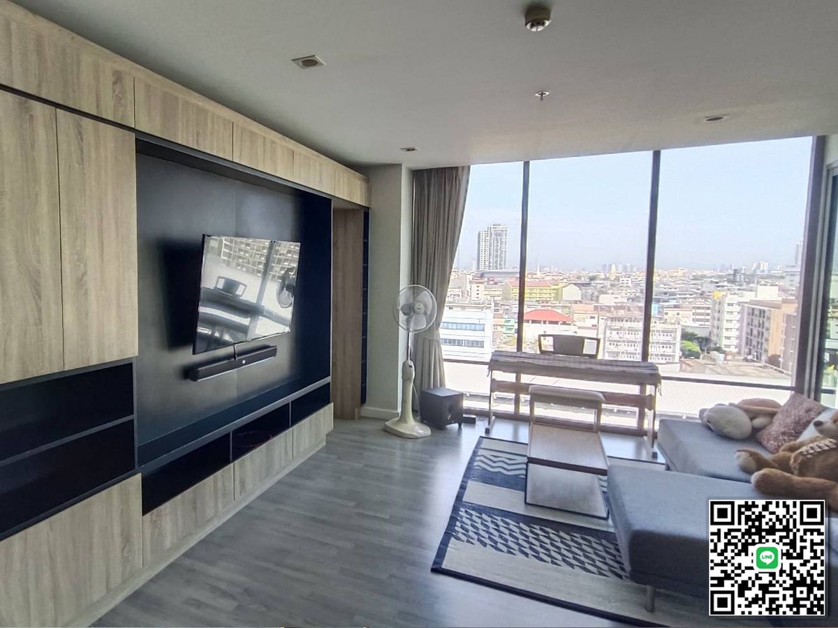 For RentCondoWongwianyai, Charoennakor : 🔥🔥 2 bedroom condo, beautifully decorated, ready to move in - 𝐓𝐡𝐞 𝐑𝐨𝐨𝐦 𝐖𝐨𝐧𝐠𝐰𝐢𝐚𝐧 𝐘𝐚𝐢 𝐘𝐚𝐢 | Add Line: AAE.mmproperty