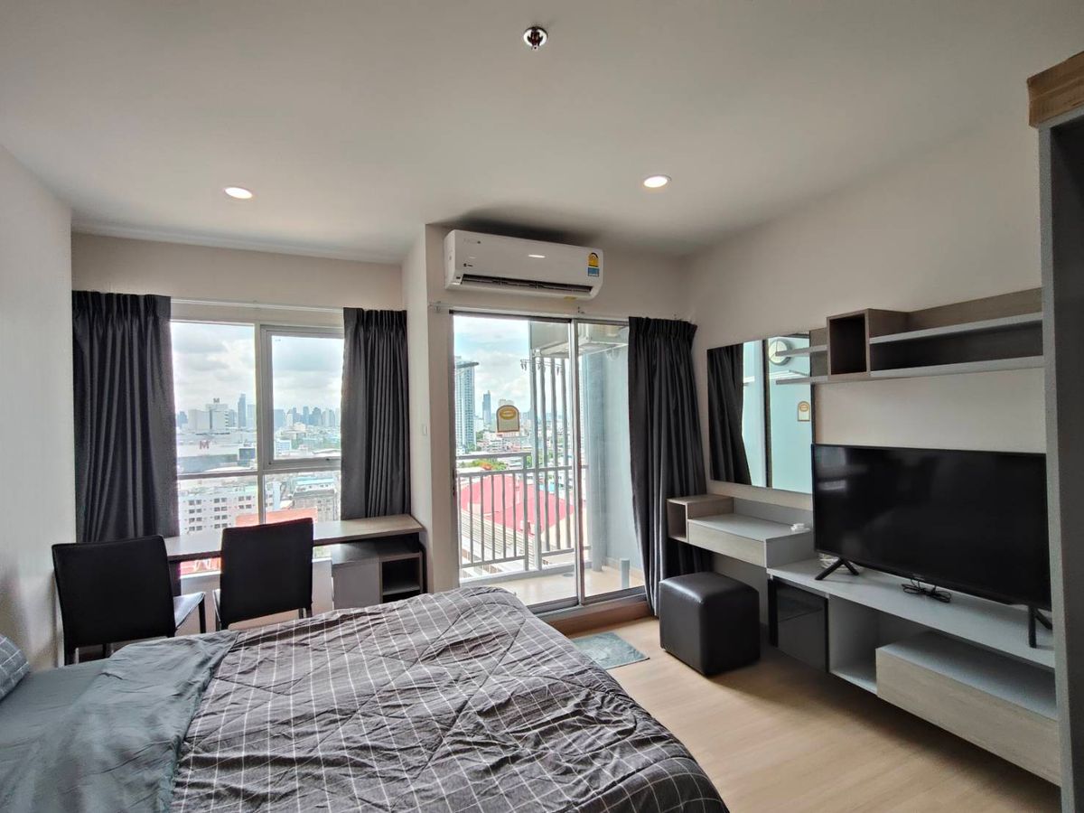 For RentCondoThaphra, Talat Phlu, Wutthakat : Condo for rent, Supalai Park, Talat Phlu Station, near BTS, Talat Phlu, 4 minutes, complete with electrical appliances