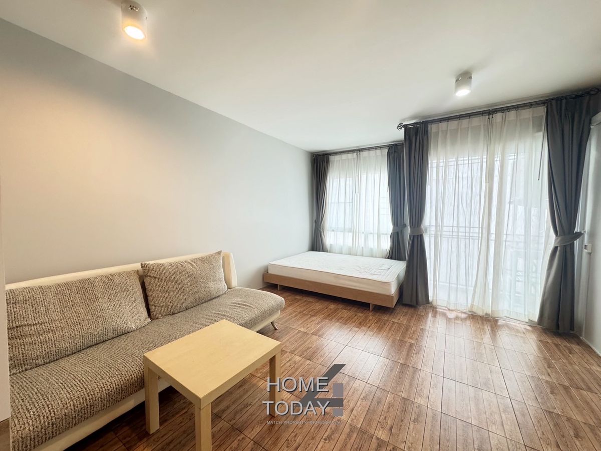 For RentCondoLadkrabang, Suwannaphum Airport : Condo for rent IRIS Avenue On Nut - Ring Road 7,500 baht/month, Building 4, 7th floor, beautiful room, ready! ✨
