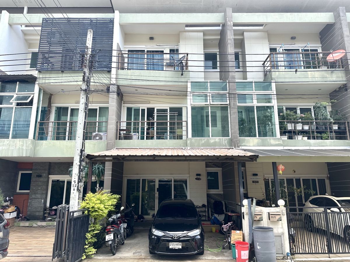 For SaleTownhomeRama 2, Bang Khun Thian : House for sale, 3-storey townhome, 36 worship (Rama 2-Phuttha Bucha 36)