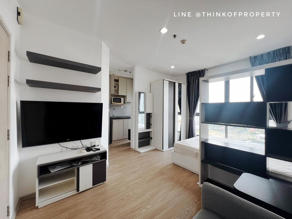 For RentCondoBangna, Bearing, Lasalle : 🔥 [ For Rent ] -  Ideo Mobi Eastgate / Fully furnished [Studio type] 1 Bedroom 1 Bath. Easily to travel around by BTS Bangna ONLY 11k!!!👍
