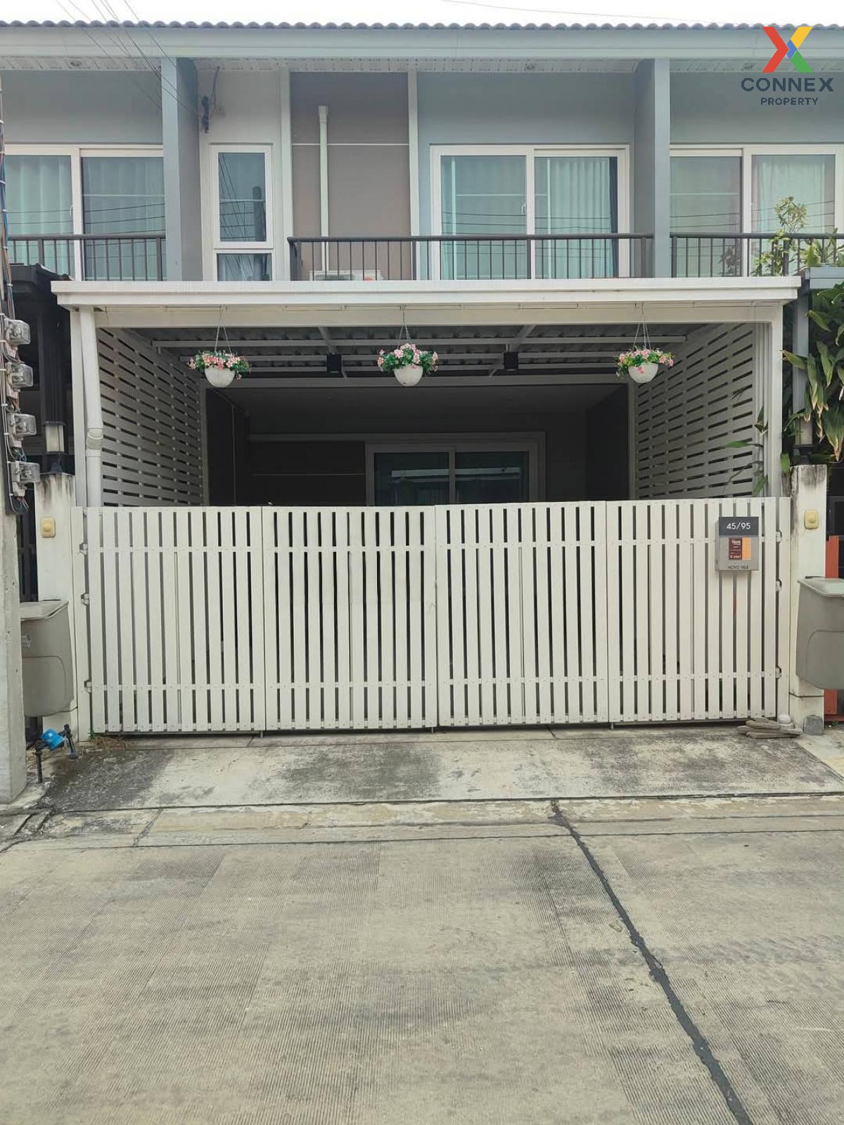 For SaleTownhomeMahachai Samut Sakhon : For Sale Townhouse/Townhome  , Novo Ville Puttasakorn , wide frontage , Suan Luang , Krathum Baen , Samut Sakhon , CX-120288