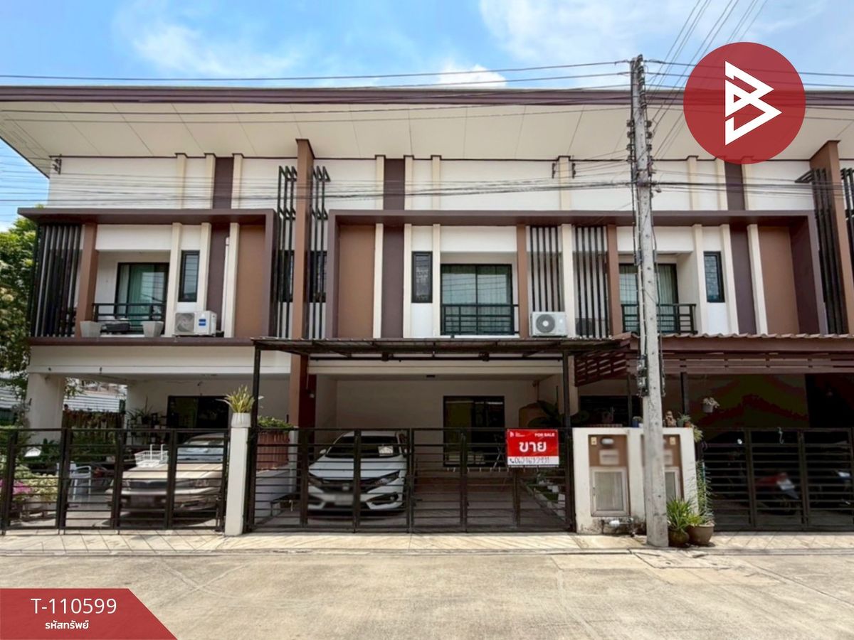 For SaleTownhomePathum Thani,Rangsit, Thammasat : Townhouse for sale Baan Fah Piyrom Neewa Lam Luk Ka Project, Pathum Thani