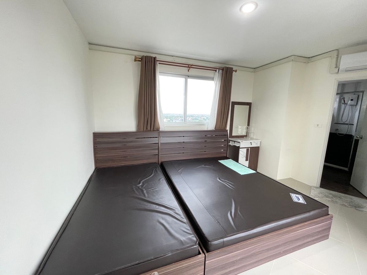 For RentCondoPattanakan, Srinakarin : For rent, Assikan Place Srinakarin, 1 bedroom, 2 bathrooms, 1 living room, 2nd floor, size 43.52 sq.m., price 8000 baht.