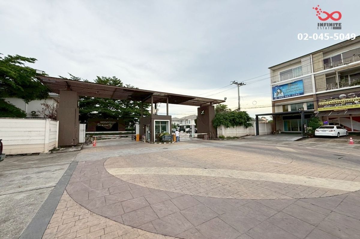 For SaleHousePathum Thani,Rangsit, Thammasat : House for sale, back corner, 2 floors 50.9 square wah, Pruksa Village, Zen Nerry, Rangsit-Khlong 2, Rangsit Road-Khlong 2