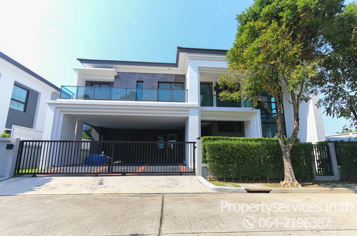 For SaleHouseNonthaburi, Bang Yai, Bangbuathong : Luxury detached house for sale The City Project New Maha Jesad Badin Bridge, Size XL 5, 6 water
