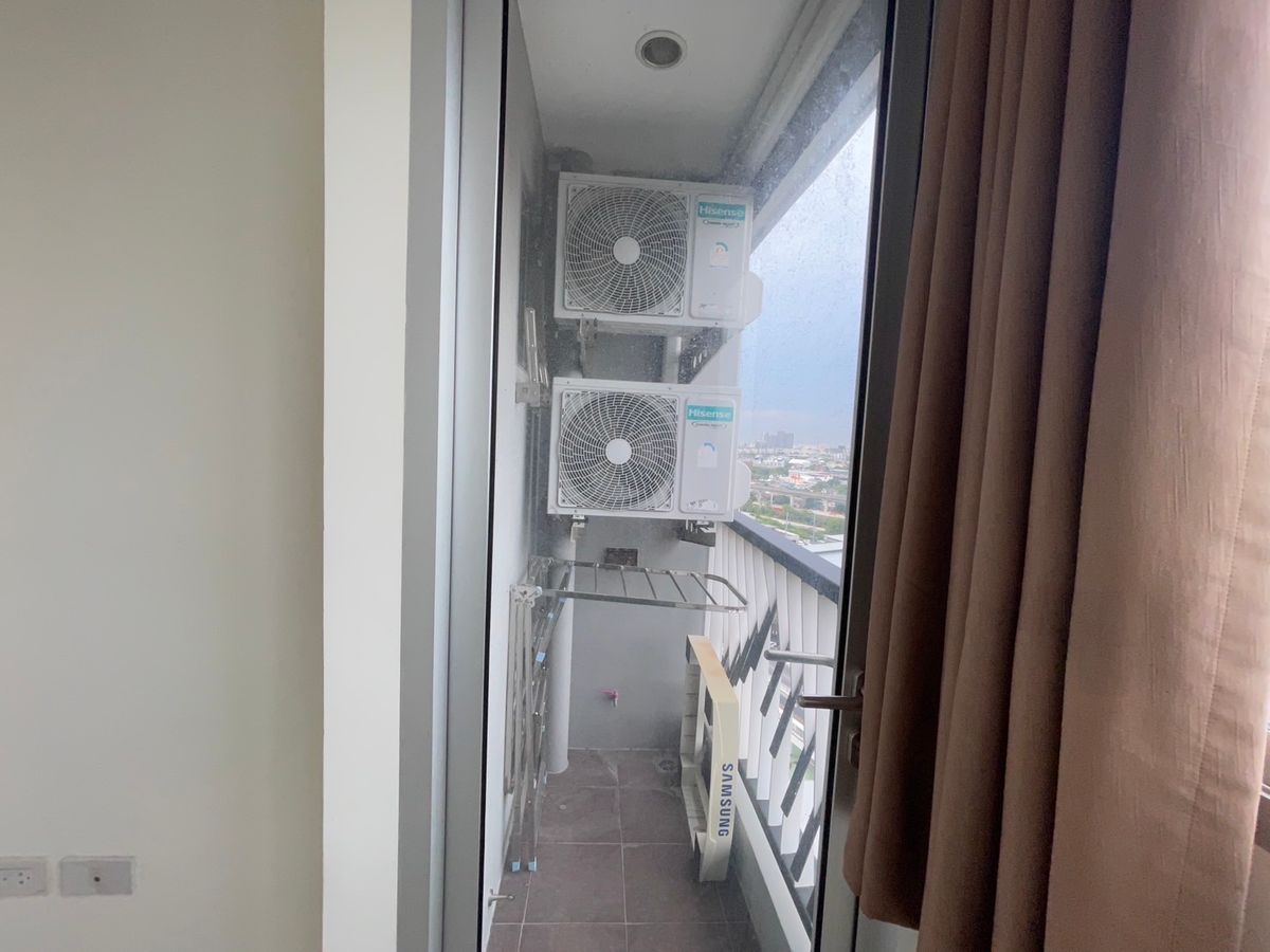 For RentCondoPattanakan, Srinakarin : For rent, Assikan Place Srinakarin, 1 bedroom, 2 bathrooms, 1 living room, 2nd floor, size 43.52 sq.m., price 8000 baht.