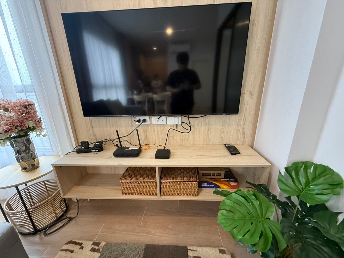 For RentCondoPathum Thani,Rangsit, Thammasat : Common Tu, 2 bedrooms, ready to go in. Line: @goodmanpro