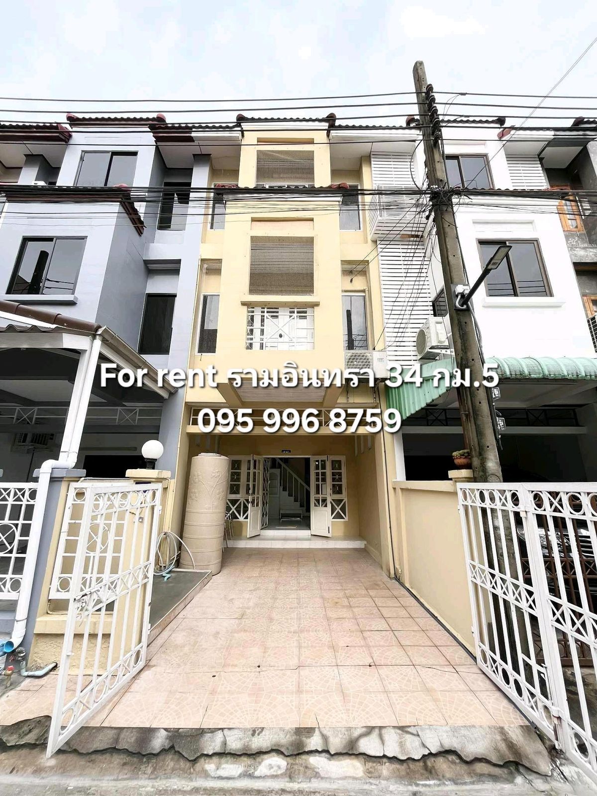 ให้เช่าทาวน์โฮมเกษตร นวมินทร์ ลาดปลาเค้า : เช่า ทาวน์โฮม รามอินทรา 34 เลียบด่วนรามอินทรา กม.5 บางเขน