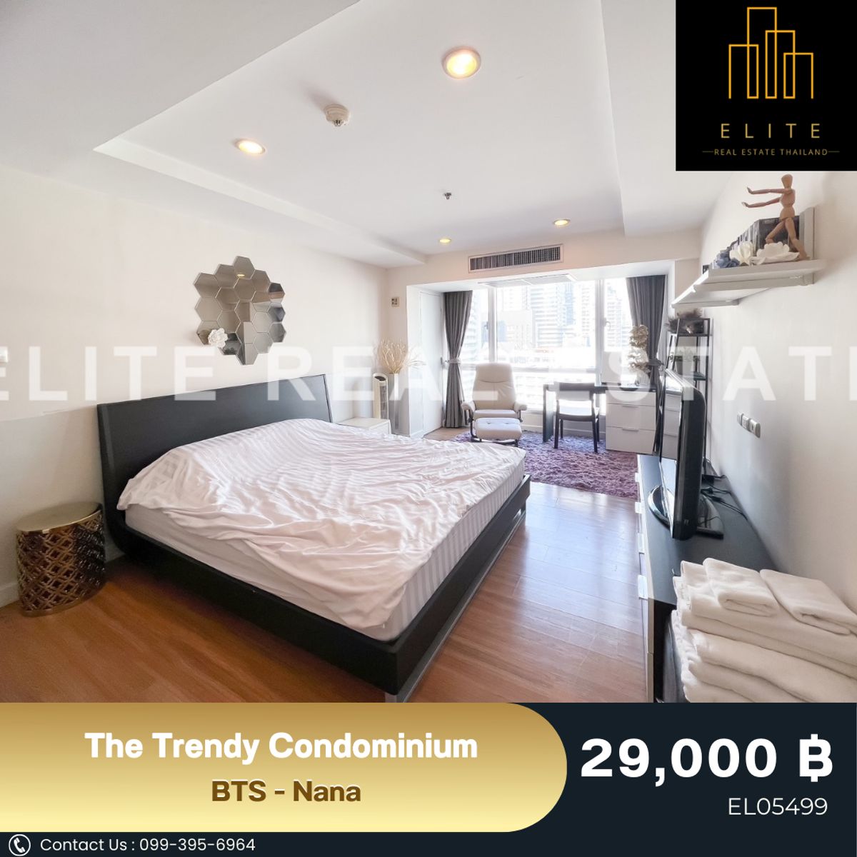 ให้เช่าคอนโดนานา : ✨ Condominium ใจกลาง “ CBD “ เดินทางสะดวกสบายด้วยขนส่งสาธารณะใกล้โครงการ ✔