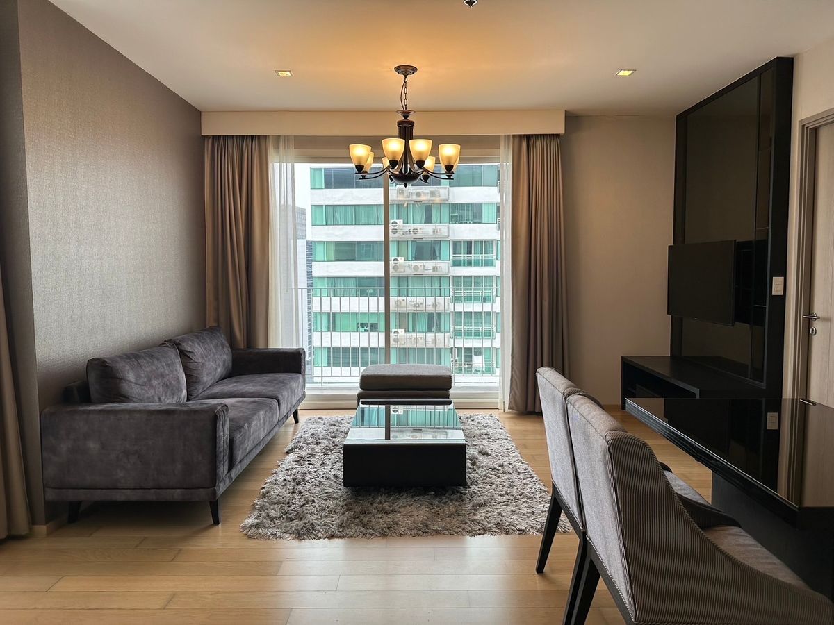 ให้เช่าคอนโดสุขุมวิท อโศก ทองหล่อ : 🔥Rent 1BR @ HQ🔥56sqm Floor28🔥 Price 55,000/month🔥
