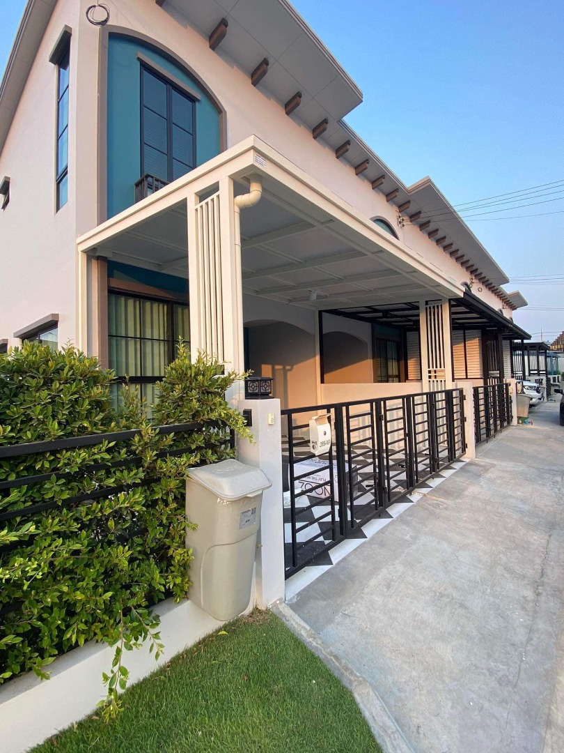 For RentTownhomeRamkhamhaeng, Hua Mak : 🔥For urgent rent🔥Anasiri Village, Ramkhamhaeng, new village, fully decorated, ready to move in, good neighbors (very new house, owner moved in less than a year)