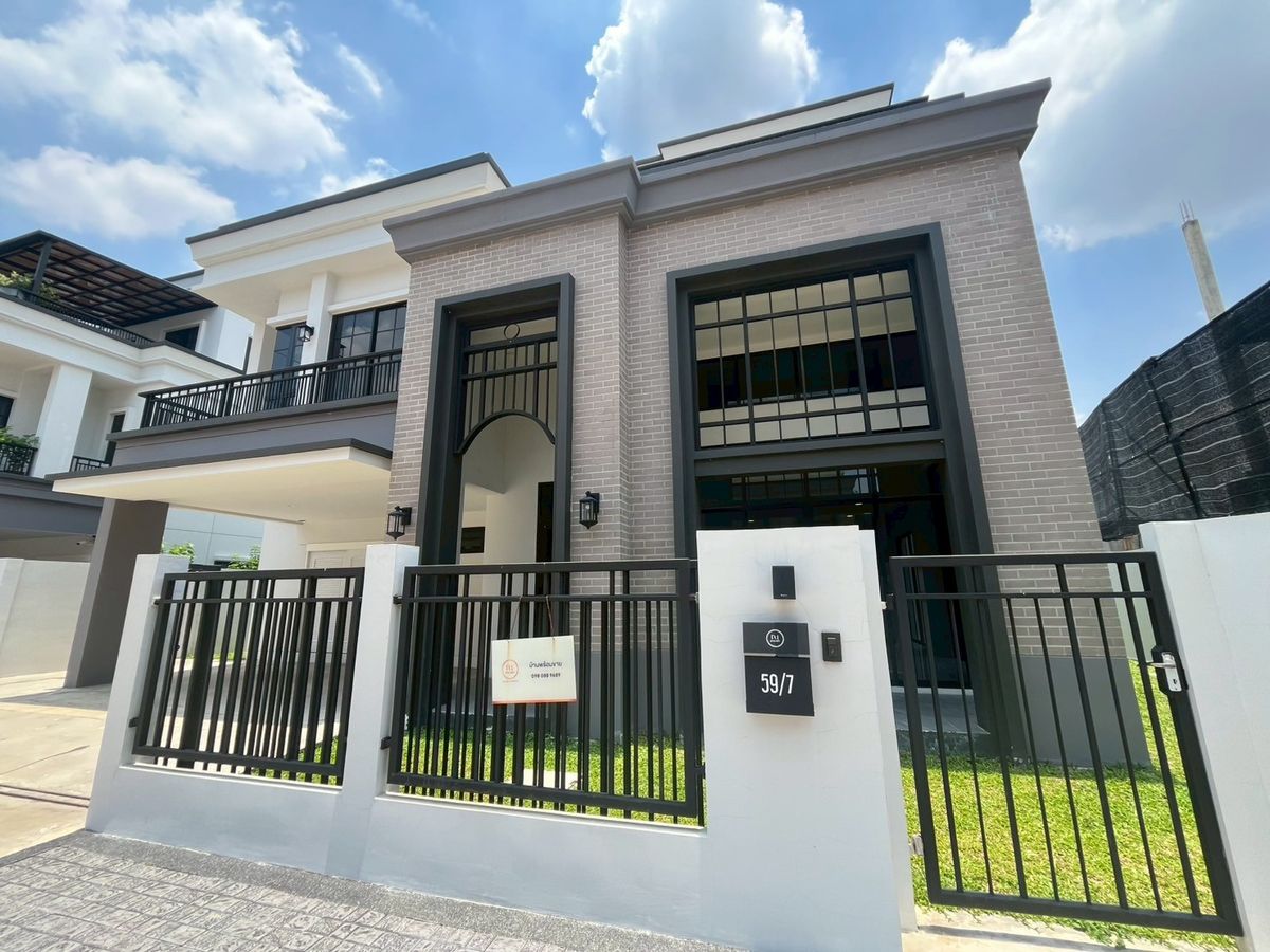 ขายบ้านนวมินทร์ รามอินทรา : 3-Storey Detached House Ready to Move In – Baan Nara Wongwaen-Ramintra