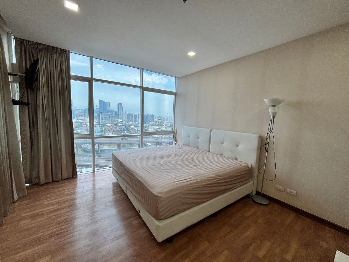 CondoBangna, Bearing, Lasalle : Duplex Rare Item @the Coast Bangkok 2, 150 sq.m. | Floor 21 | Beautiful view, no building | Rare room in the heart of Bang Na