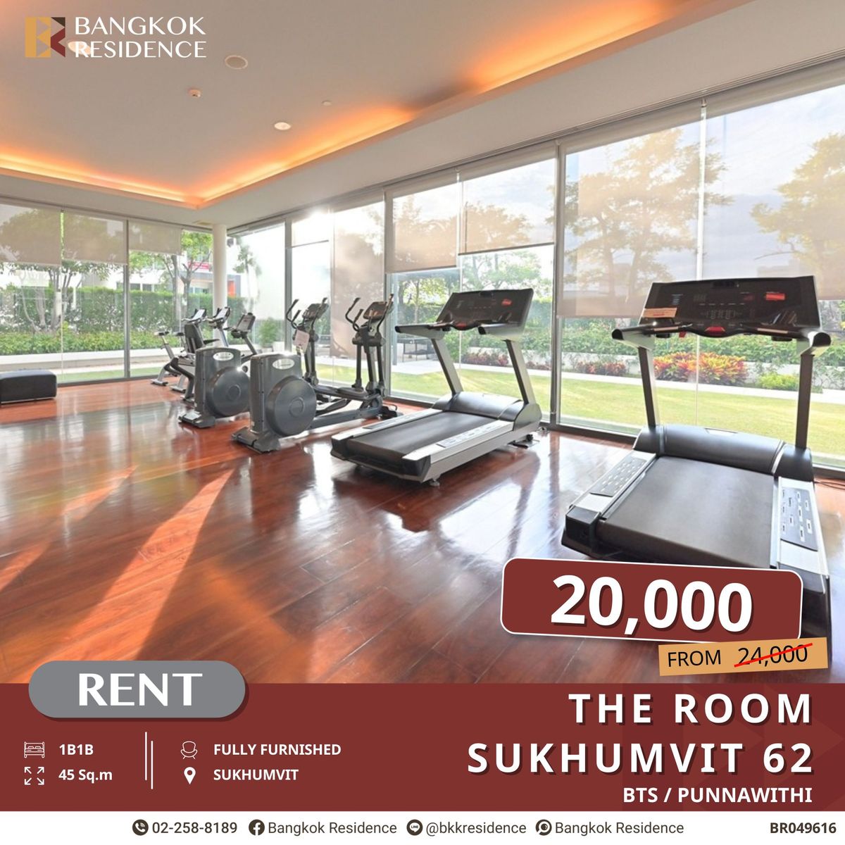 For RentCondoOnnut, Udomsuk : Prime Location Condo! The Room Sukhumvit 62, Near BTS Punnawithi