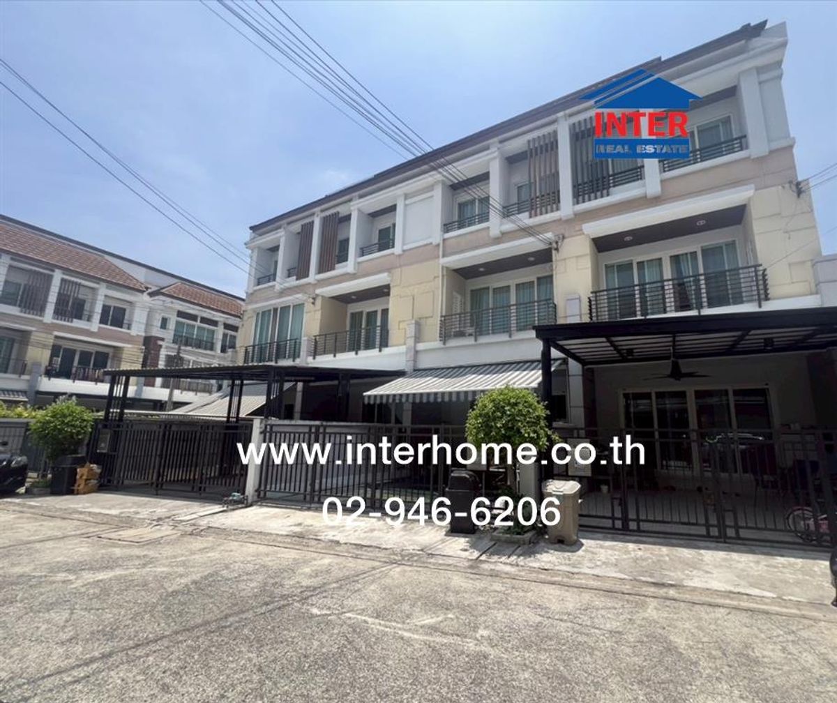 ขายทาวน์โฮมเกษตร นวมินทร์ ลาดปลาเค้า : ทาวน์เฮ้าส์ 3 ชั้น 21.8 ตร.ว. หมู่บ้านกลางเมือง ลาดพร้าว-เสนา1 ซอยลาดปลาเค้า12 ถนนเสนานิคม1 ถนนประเสริฐมนูกิจ เขตลาดพร้าว กรุงเทพมหานคร