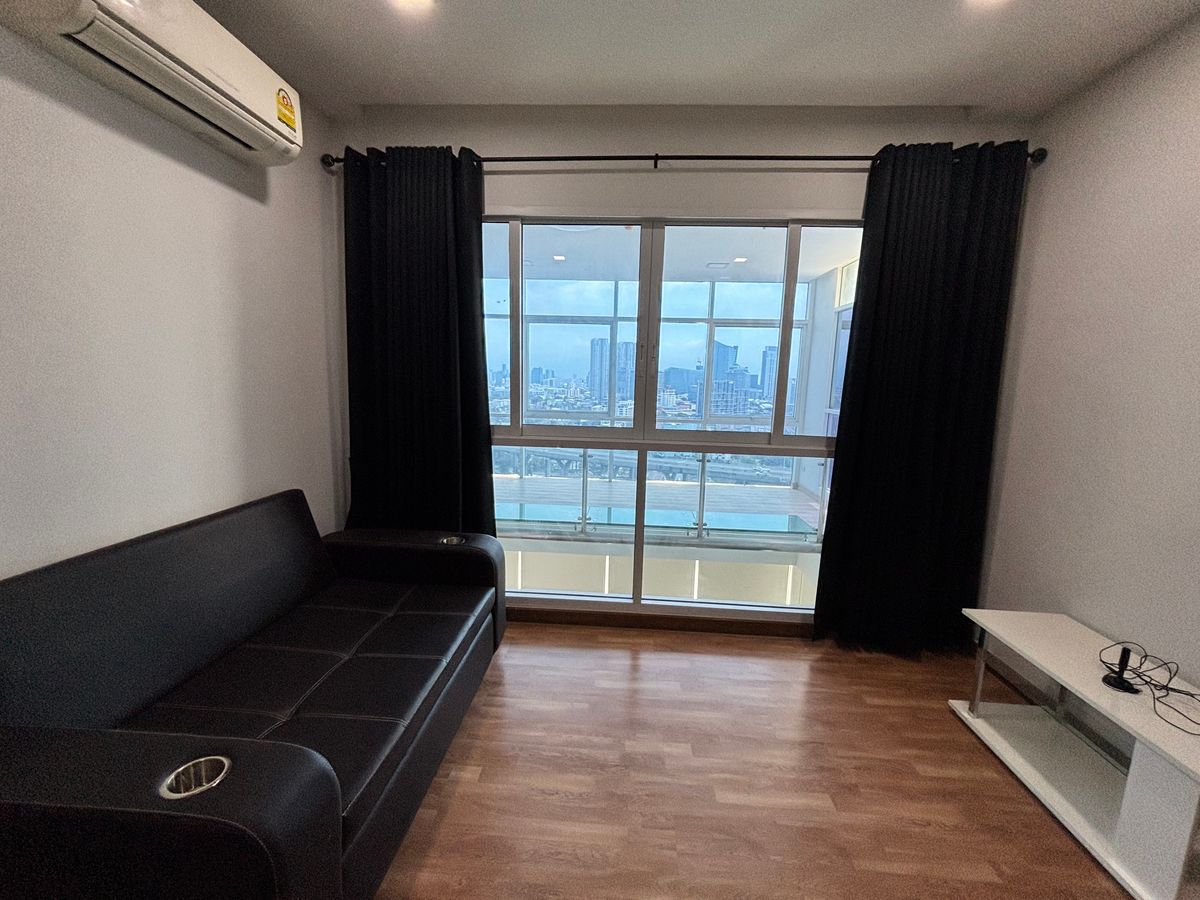 CondoBangna, Bearing, Lasalle : Duplex Rare Item @the Coast Bangkok 2, 150 sq.m. | Floor 21 | Beautiful view, no building | Rare room in the heart of Bang Na