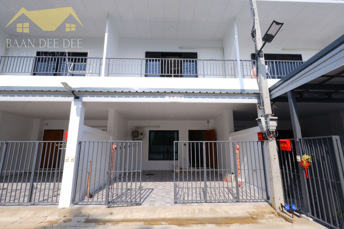 For RentTownhomeChiang Mai : Townhouse for shelter Renting 20,000 baht per month and for doing business Rent 25,000 baht per month, near Montfort College Primary department only 5 minutes No.1H580