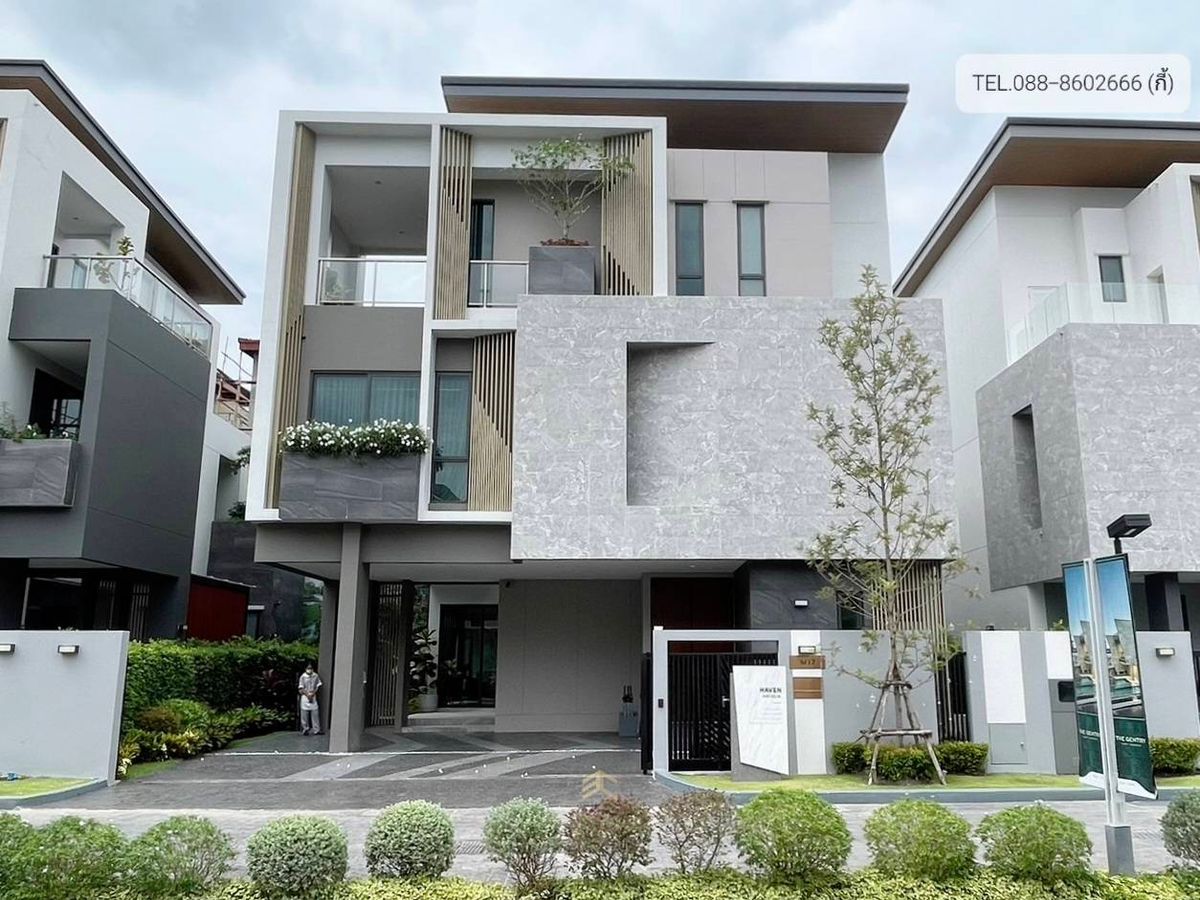 For SaleHouse : บ้านหรู 3 ชั้น : The Gentry Kaset-Nawamin  ( ใช้สอย 440 ตร.ม ) 🔥HOT 33.9 ล้านบาท🔥