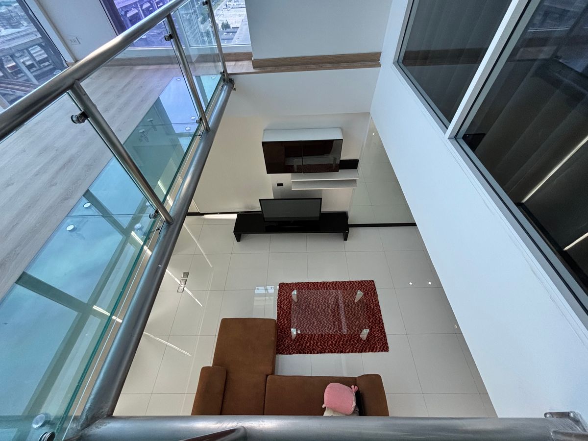 CondoBangna, Bearing, Lasalle : Duplex Rare Item @the Coast Bangkok 2, 150 sq.m. | Floor 21 | Beautiful view, no building | Rare room in the heart of Bang Na