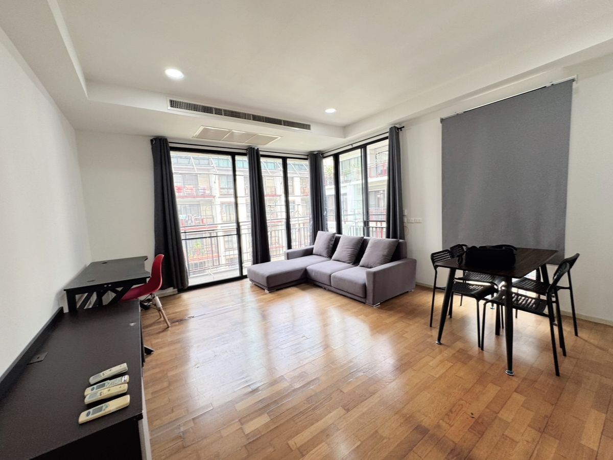 ให้เช่าคอนโดรัชดา ห้วยขวาง : RENT !! Condo Amanta Ratchada, MRT Thailand Cultural Centre, 2 Beds, Tower 1, Fl. 5, Area 97 sq.m., Rent 40,000 Baht (Corner room)