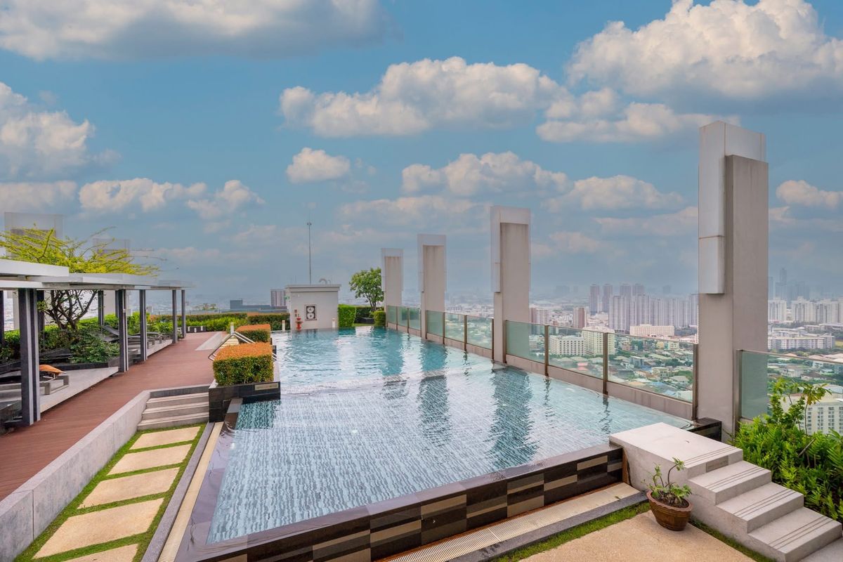 ให้เช่าคอนโดรัชดา ห้วยขวาง : ให้เช่า 📍 Rhythm Ratchada 📍เฟอร์นิเจอร์ และ เครื่องใช้ไฟฟ้าครบ ใกล้ MRT รัชดาภิเษก