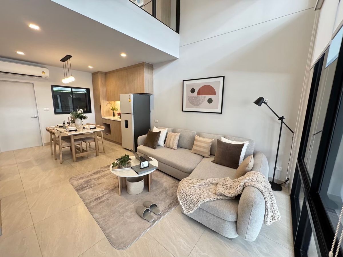 For SaleOfficeRama5, Ratchapruek, Bangkruai : For sale, luxury townhome, 3.5 floors, 4 bedrooms, 4 bathrooms, 2 projects, Nue Cove North, Ratchaphruek