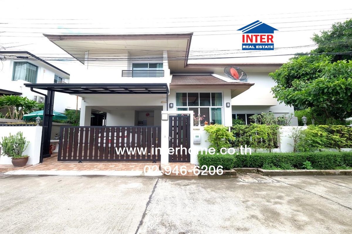 For SaleHouseNonthaburi, Bang Yai, Bangbuathong : 2 storey detached house, 75 sq.w. Village, Verdean Home, Kanchanaphisek, near the PTT gas station, Kanchanaphisek Road Rattanathibet Road, Bang Yai, Nonthaburi