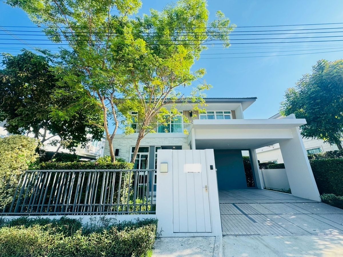 ให้เช่าบ้านลาดกระบัง สุวรรณภูมิ : 🏡Detached house for rent at Mantana Bangna Wongwean